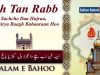 Kalam e Bahoo | Eh Tan Rabb Sachche Daa Hujraa Dil Khirya