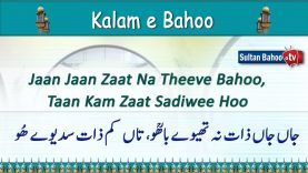 Kalam e Bahoo – Jaan Jaan Zaat Na Theeve Baahoo