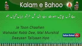 Kalam e Bahoo – Je Toon Chahein Wahdat Rab Di
