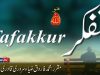 Speech: Tafakkur