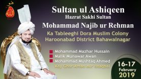 Sultan ul Ashiqeen ka Tableeghi Dora Muslim Colony Haroonabad District Bahawalnagar