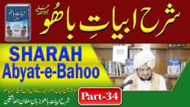 Sharah Abyat e Bahoo Kalam e bahoo by Sultan-ul-Ashiqeen Part 34