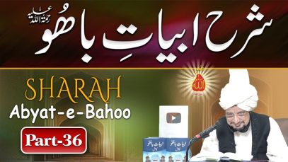 Sharah Abyat e Bahoo Kalam e bahoo by Sultan-ul-Ashiqeen Part 36 میں شہباز کراں پروازاں Sufi Kalam Urdu Hindi English